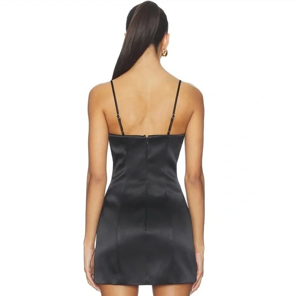 MAJORELLE × Christina Elezaj Poema Mini Dress in Black & White - Picture 3 of 8